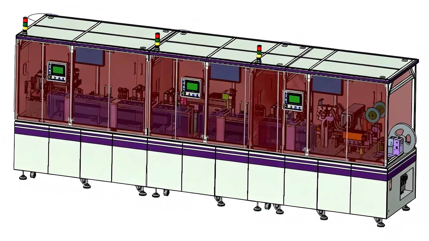 Fully Automatic Fakra Board-End Connector Assembly & Inspection Line2