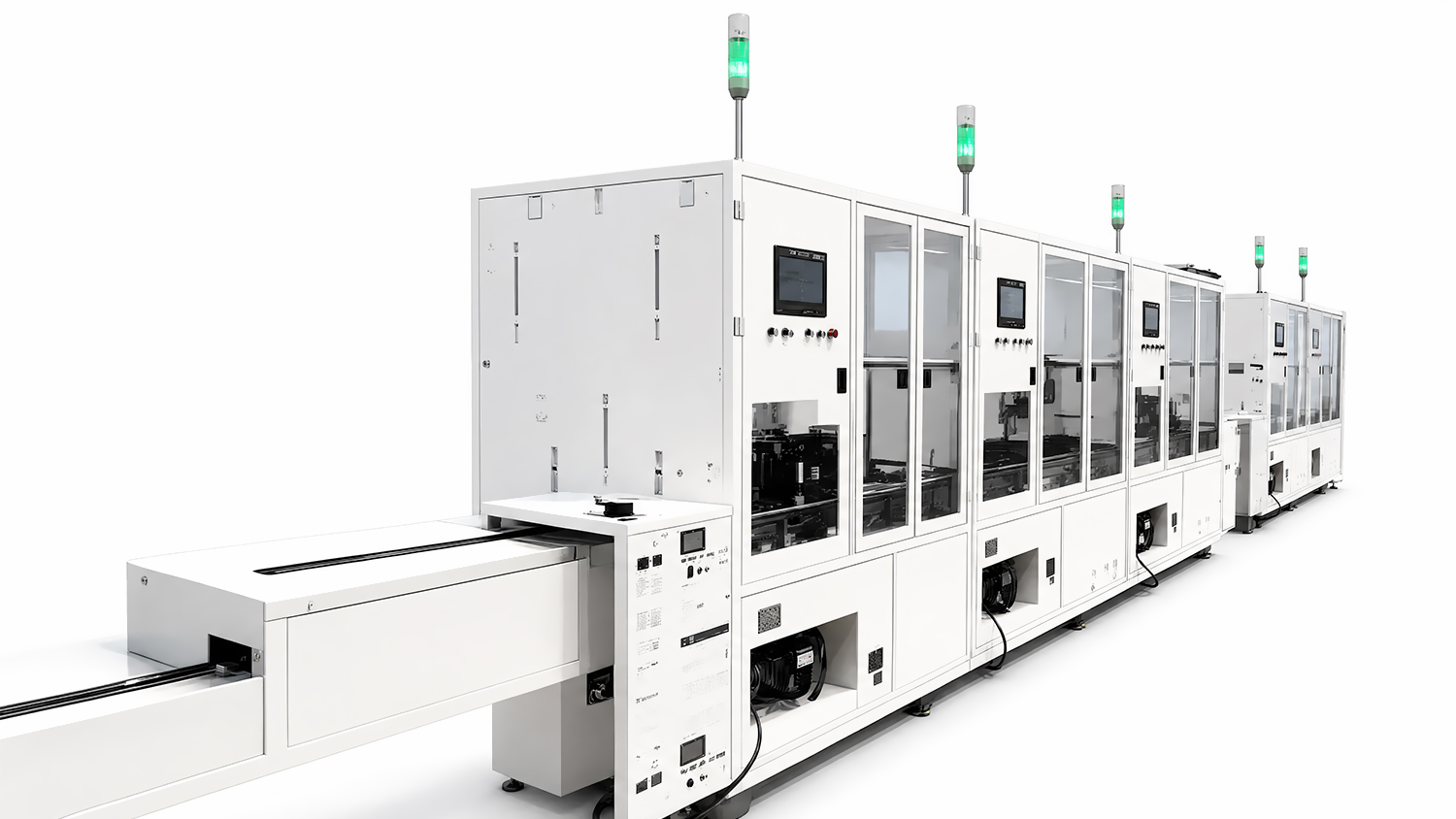 Fully Automatic MCIO High-Speed Cable Wire Preparing & Hot Bar Soldering Production Line1