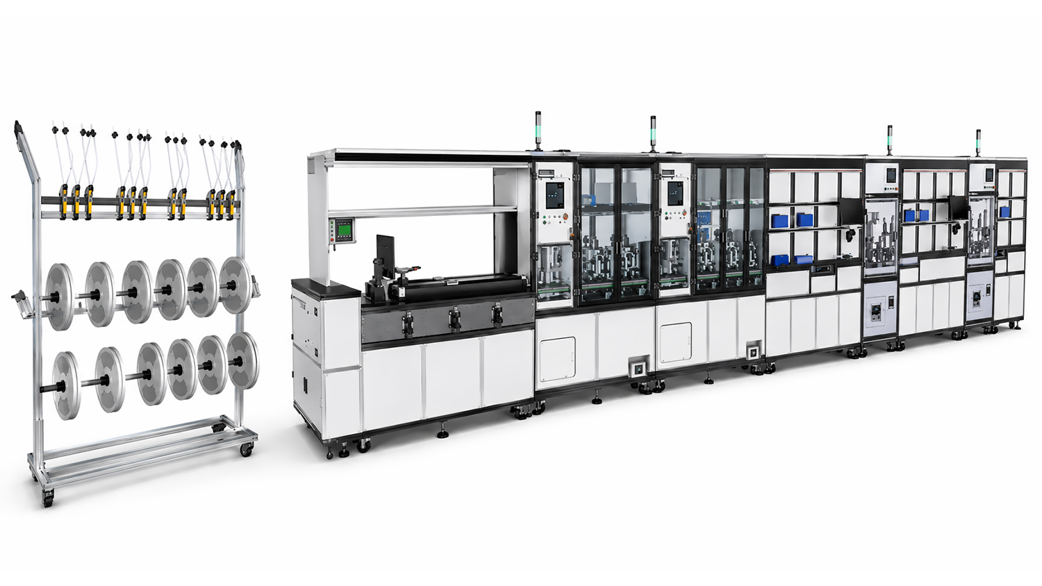 Fully Automatic MCIO High-Speed Cable Wire Preparing & Hot Bar Soldering Production Line2