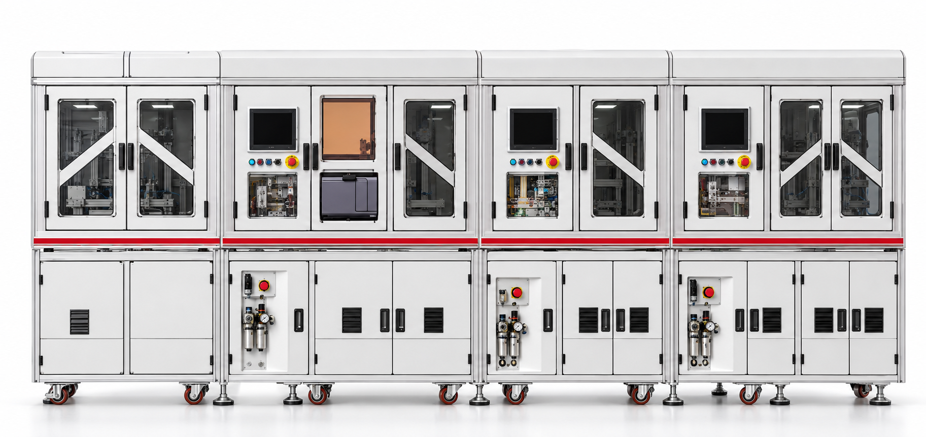 Fully Automatic Ring & Nut Assembly & Spot Welding Line1