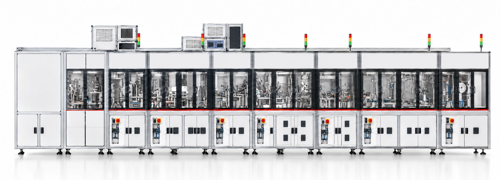 Fully Automatic Type-C Connector Assembly & Spot Welding Line (3-Part Assembly)1