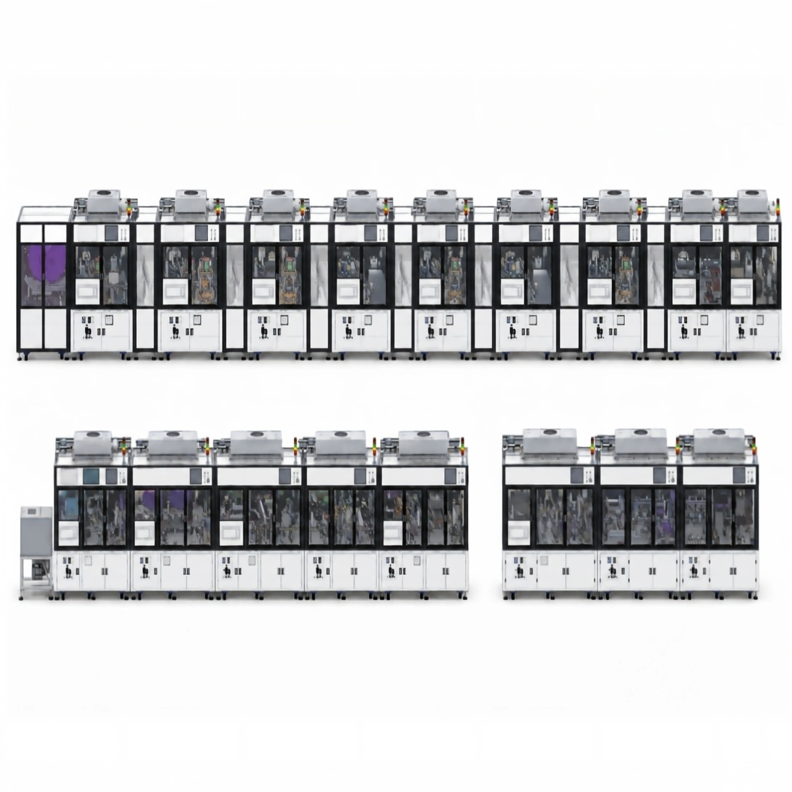 Fully Automatic OSFP Connector Assembly, Inspection & Packaging Line自动线缩略图
